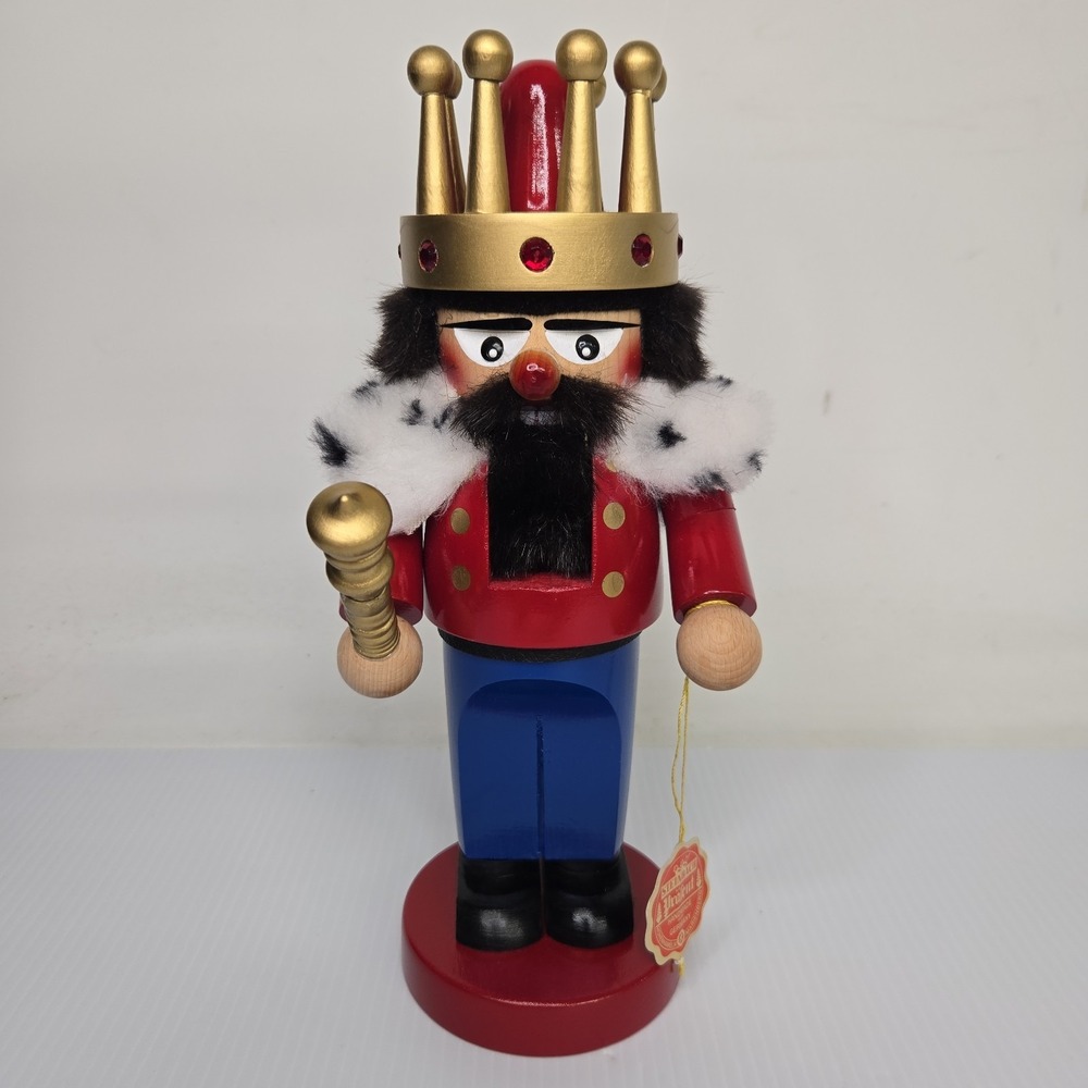 Steinbach #S1314 Chubby Proud King Nutcracker handmade in Germany